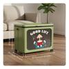 Foldable Storage Box Easy Assembly Bin with Wheels Dustproof