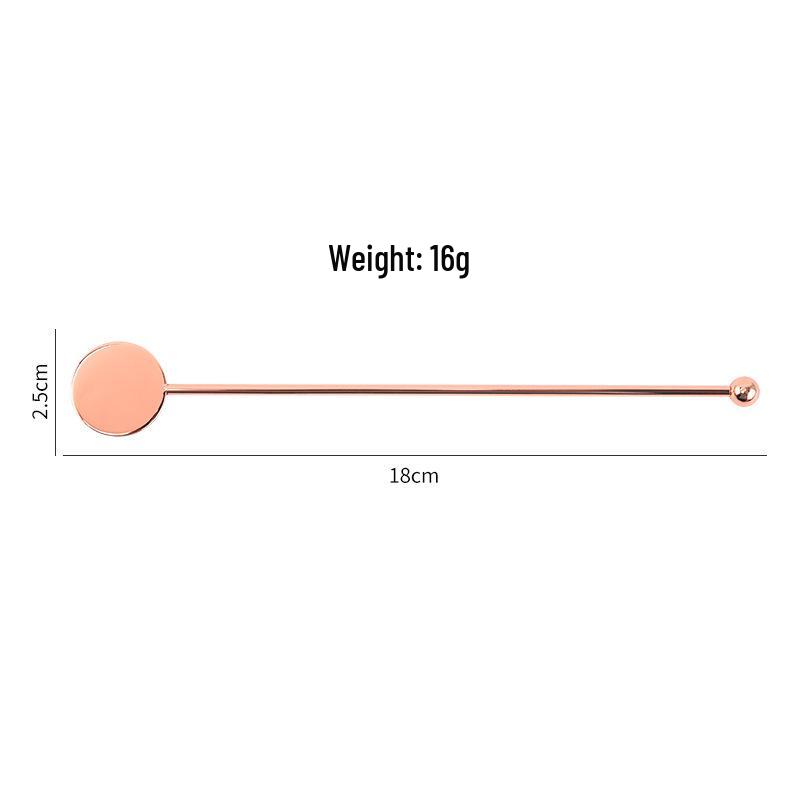 Коктейльный мадлер и палочка для перемешивания из нержавеющей стали 304 для молочного чая, кофе и сока