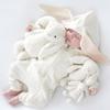 Toddler Infant Baby Boy Girl Rabbit Ear Hooded Jumpsuit Romper Outfits Clothes