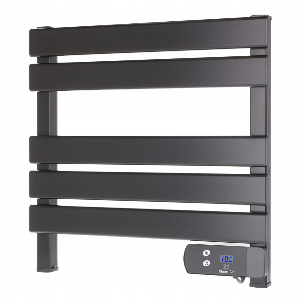 LYON 150W Black Bathroom Radiator