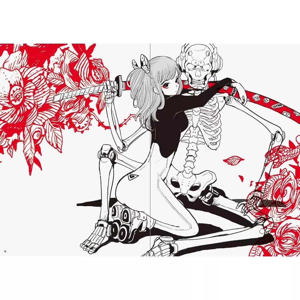 Intron depot 1 Masamune Shirow Full color Illustrations 1981-1991 Art Book