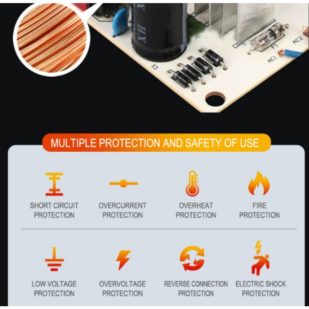 12 В 5 А импульсное зарядное устройство для ремонта аккумулятора мотоцикла автомобиля с ЖК-дисплеем, полностью интеллектуальное универсальное ремонтируемое свинцово-кислотное зарядное устройство