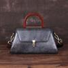 Cowhide Handbag Trapezoidal Shoulder Bag Retro Crossbody Bag Texture Women's Bag