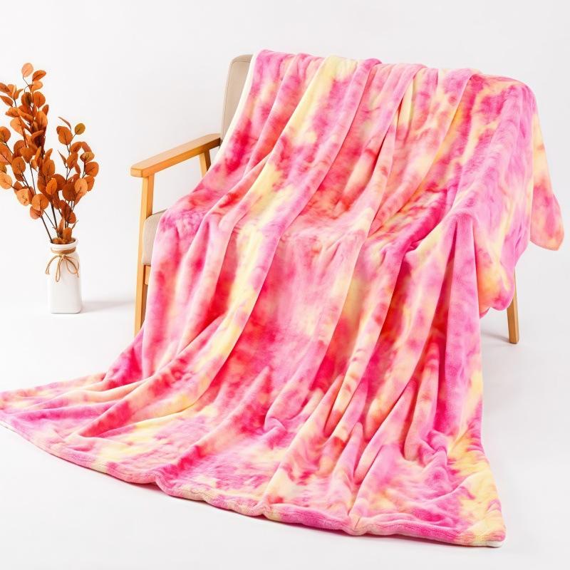 Одеяло, Плюшевое одеяло тай-дай, Теплое одеяло