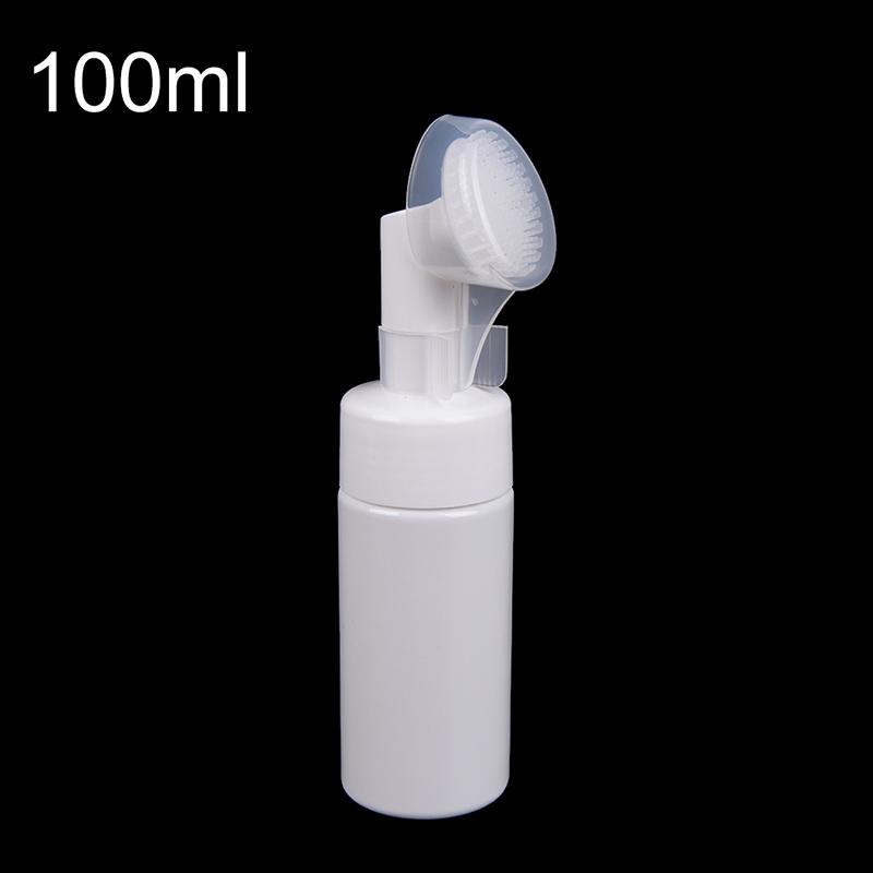 1Pc Foaming Bottle Froth Pump Soap Mousses Liquid With Cleansing Brush