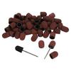 Professional Nail Polish Tool Kit 50pcs 180# Grit Nail Sanding Cap 2pcs Sanding Shaft