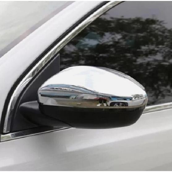 For 2012-19 Peugeot 208 Left Driver Side Door Wing Mirror Cover Cap Case Chrome