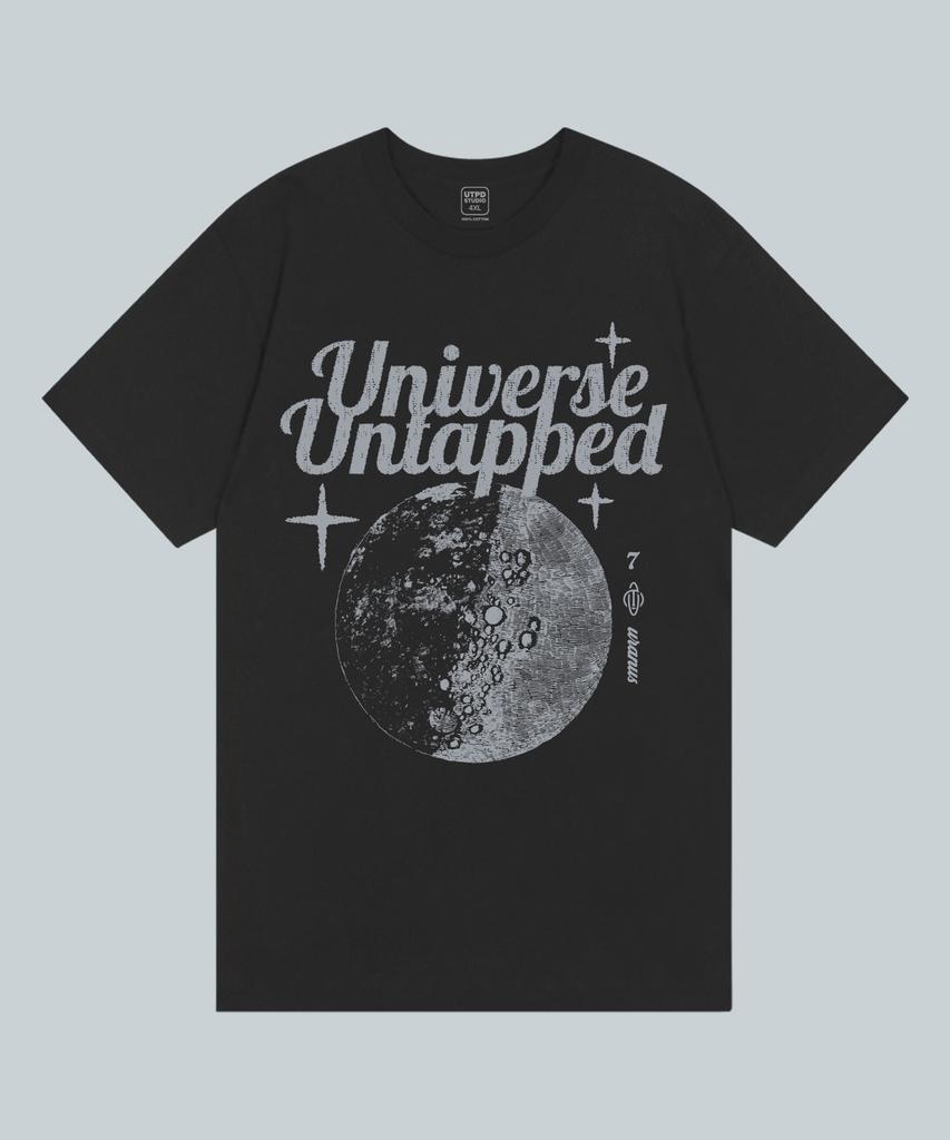 UNTAPPED STUDIO Uranos 7 Хлопковая футболка большого размера с коротким рукавом 2 цвета