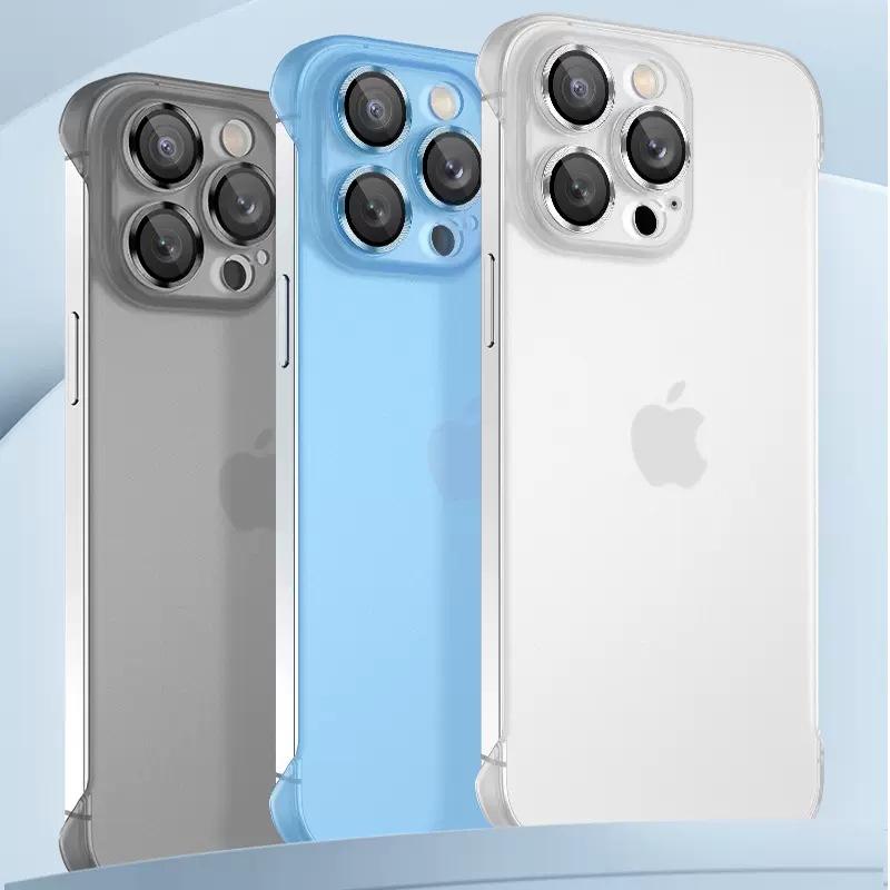 Applicable To Apple 16 Mobile Phone Case Matte Frameless IPhone 15 ProMax Transparent Ultra-thin PC Protection Case