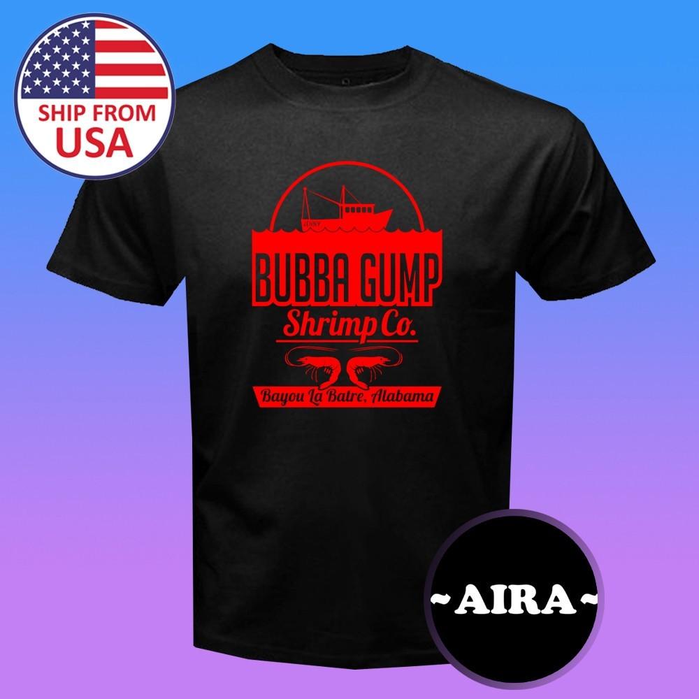 Bubba Gump Shrimp Co Фильм Форрест Гамп Мужская Черная Размер S-5XL