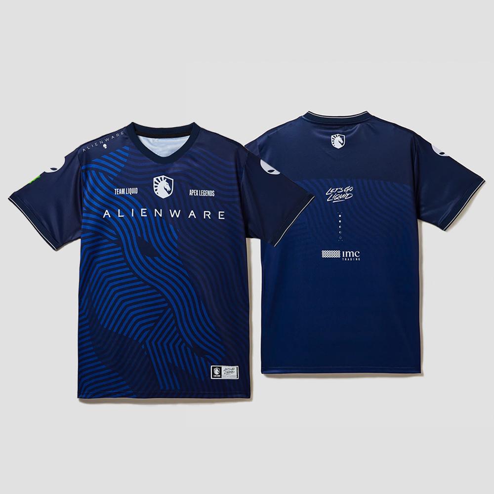 Team Liquid 2025 CS2 Team Uniform, CSGO Esports Team Training Jersey, Major Twistzz T-shirt, Unisex Loose Fit Sports Top
