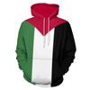 3D Print South Africa Paraguay Flag Graphic Hoodie For Men Men Long Sleeve Italy National Flag Pullover Sweatshirt Mens Tops
