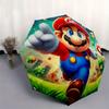 1pc Mario Mushroom Umbrella - Automatic Opening/Closing, Portable 3-Fold Design, Outdoor, for Fans, Travelers & Daily Use - Perfect Gift for Fest