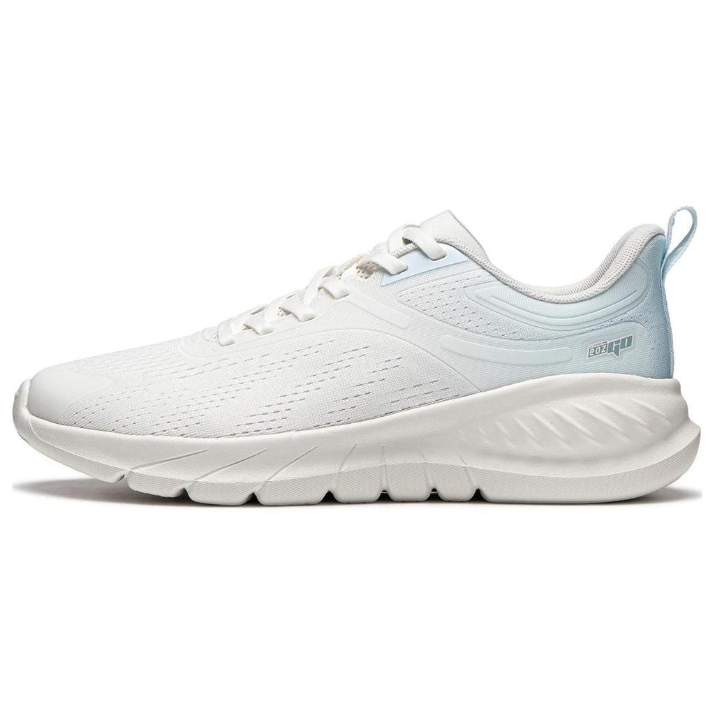 LiNing Easy Fit Flex V2 Soft Rebound Shock Absorption Durable Breathable Low Top Running Shoes Women Sneaker White Blue ARSU006-5