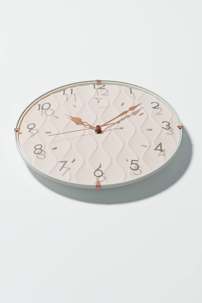 Seiko Clock PYXIS Wall Diameter 301 x NA702P Clock, Gray, 50mm,