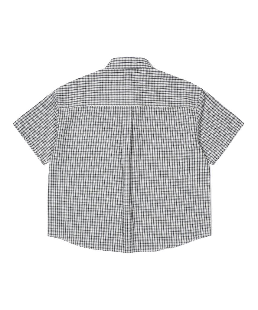 ONEILL Wrinkle Check Short Sleeve Shirt_White