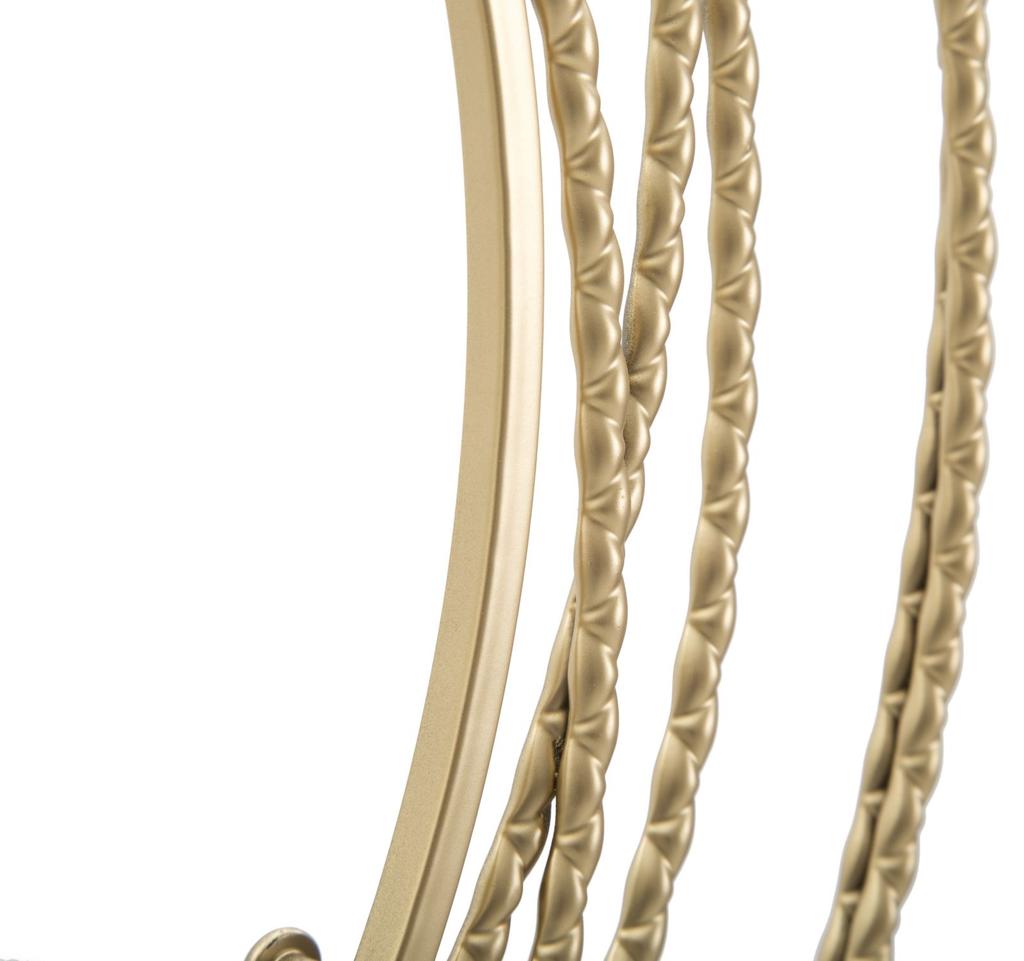 Настенные часы Золотые полосы См Ø 50X4