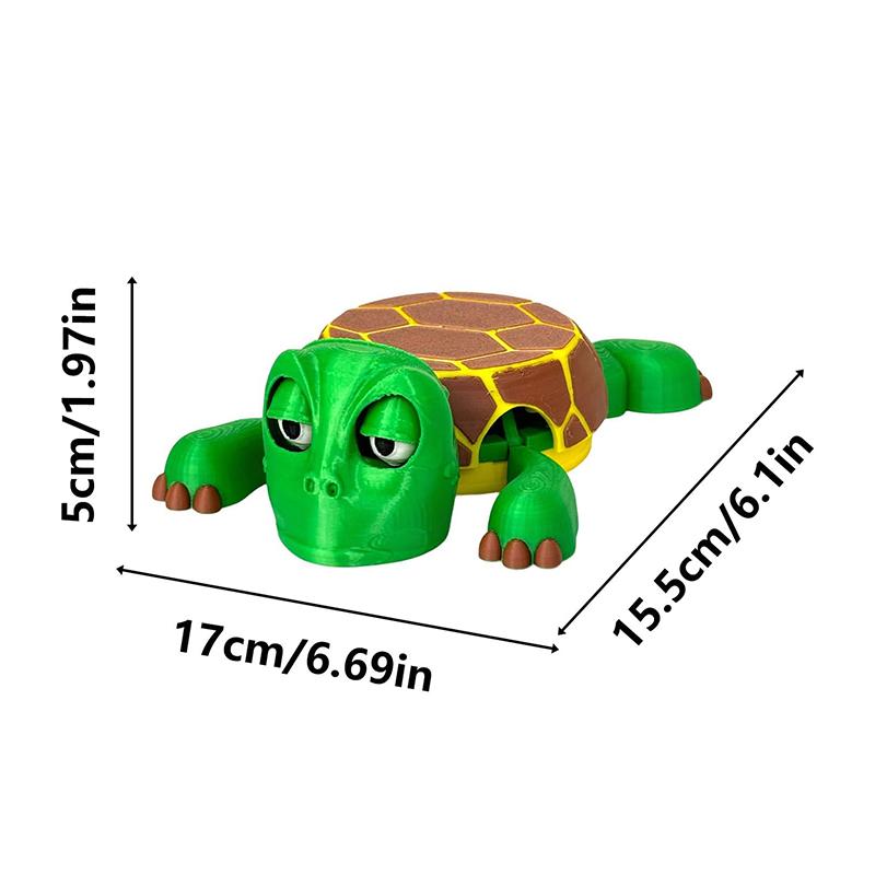 3D-печать Подставки для черепах Креативные необычные игрушки Черепашка Подставка Декоративные украшения Когда вы ставите стакан на его спину полностью