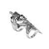 Fashion Nail Jewelry Retro Domineering Male Dragon Ring Joints Exaggerated Personality Leading Ring Nightclub Street Style.