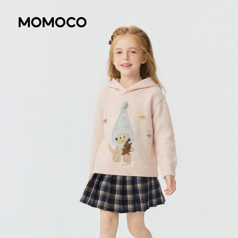 MOMOCO Girls' Hooded Casual Pullover Sweater