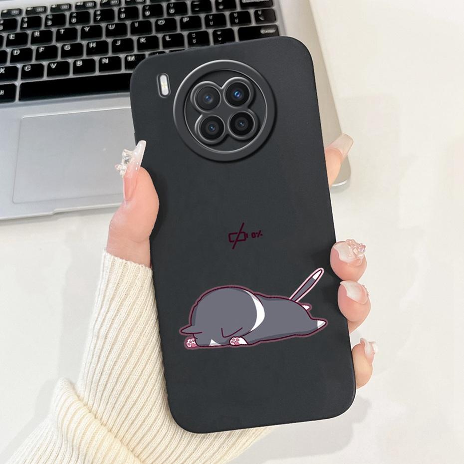 Lens Protective Case For Huawei Nova 8i NEN-L22 NEN-LX1 NEN-LX3 Cute Cartoon Soft Silicone Cover For Huawei Nova8i Phone Cases