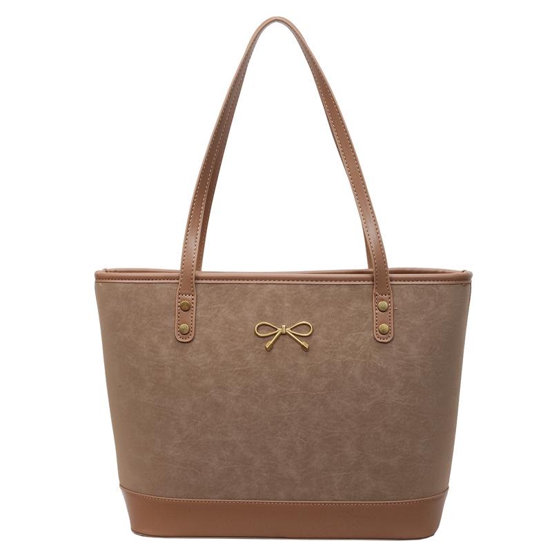 2025 Зимняя женская универсальная сумка-тоут через плечо большой вместимости - Высококлассный, простой дизайн для поездок на работу