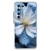 Чехол для телефона для Xiaomi Poco X6 X5 NFC X3 F6 F5 Pro F4 F3 M3 14 13T 12T 12 13 Lite 11 Mi 5G Прозрачный чехол Красивые Цветы Листья