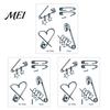 Temporary Body Art Stickers 3Pcs Waterproof Tattoo Sticker for Men Women, Face Arm Chest Shoulder Thigh Waist Decal, Long Lasting Fake Removable