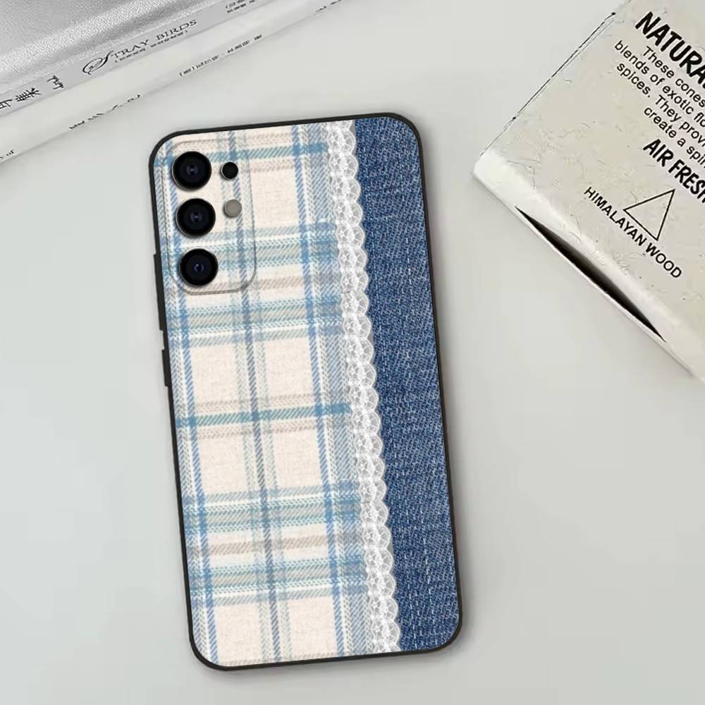 Стиль сетки с разрезами Чехол для телефона Samsung S25, S24, S21, S22, S23, S30, Ultra, S20, Plus, Fe, Мягкий силиконовый черный чехол