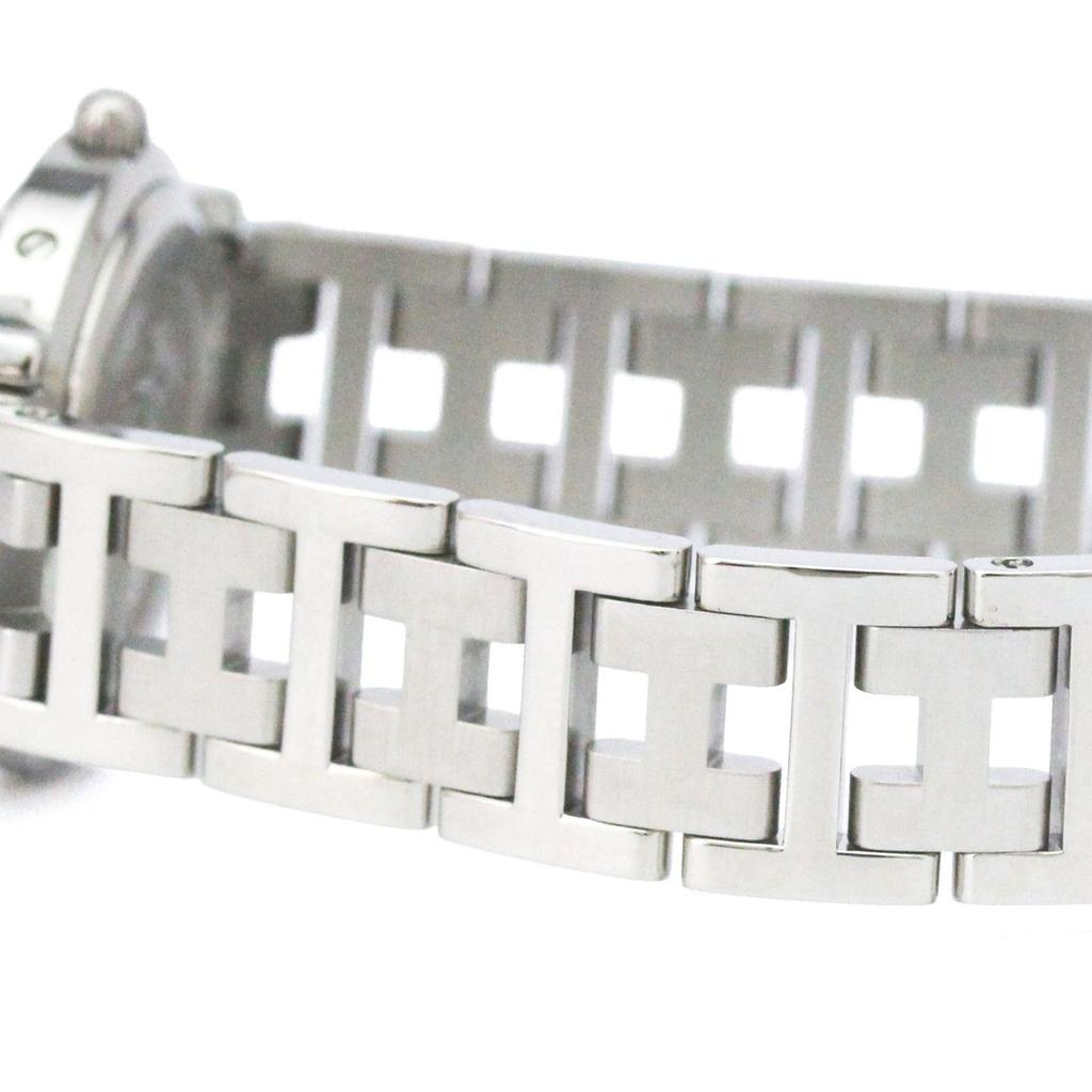 Used HERMES Clipper Stainless Steel Quartz Ladies Watch CL4.210 (Refurbished)
