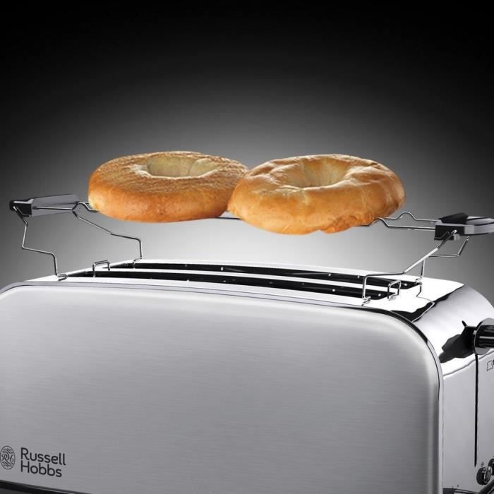 Grille-pain RUSSELL HOBBS Adventure 2 fentes spécial baguette - 6 niveaux de brunissage