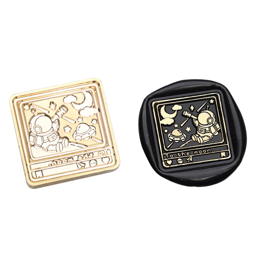 Серия AU Astronaut, медная головка, классическая винтажная эмалированная медная головка для свадьбы C