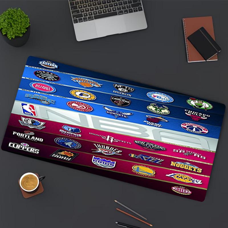 basketball Print Mouse Pad, for Keyboard Pad Laptop PC Mat for Office Home Use, Desk Decor, Perfect Birthday Gift for Gamers