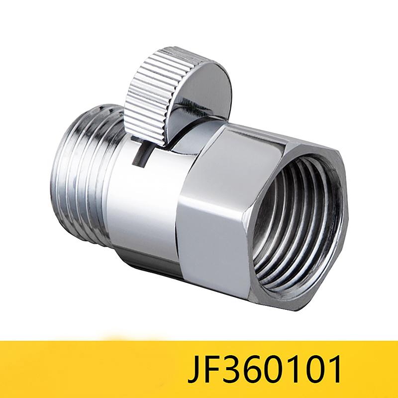 Запорный клапан для душа, полностью латунный, G1/2", быстродействующий запорный клапан, душевая лейка, водосберегающий туалетный пистолет-распылитель