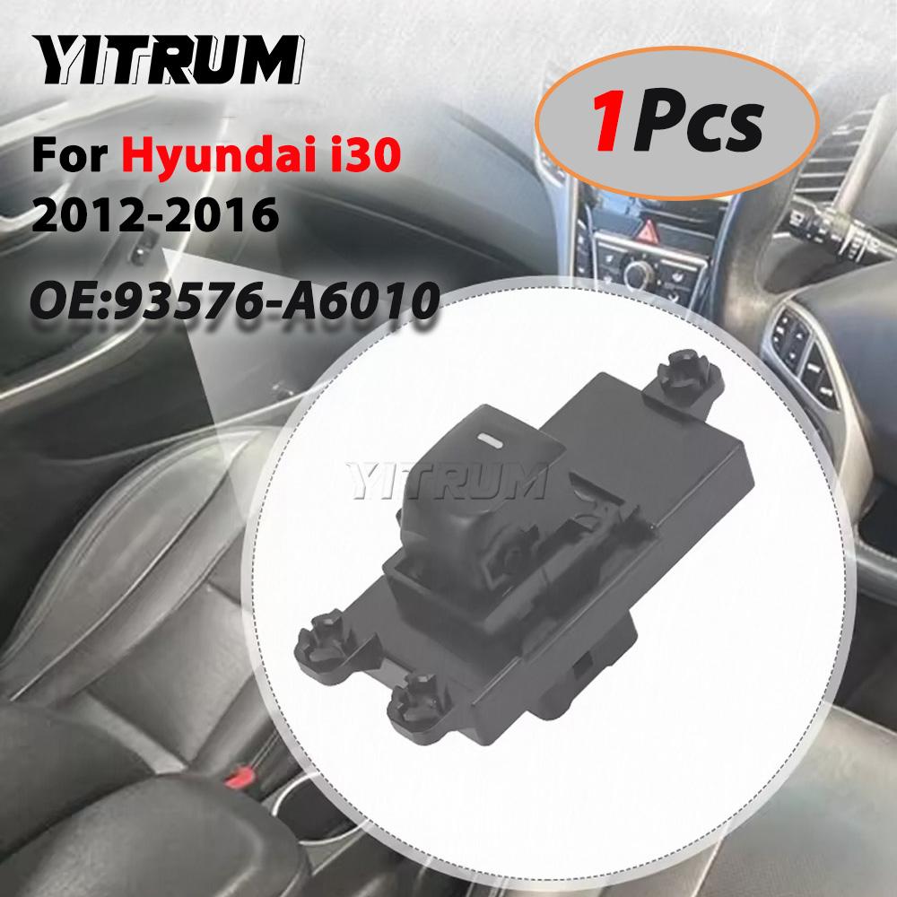 YITRUM Главный выключатель управления стеклоподъемниками для Hyundai I30 2012 2013 2014 2015 2016 Выключатель стеклоподъемника 93570-A6560 93570A6560