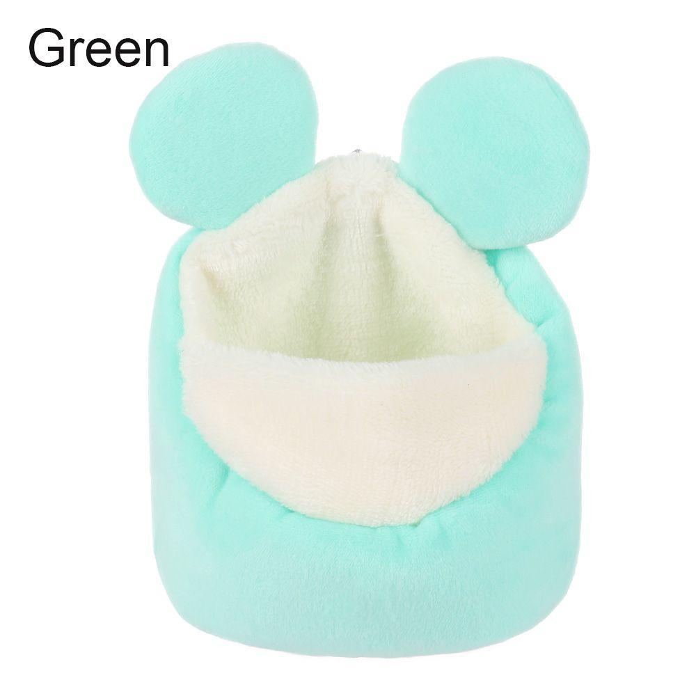 Мягкий флисовый кролик мини-гнездо хомяк спальная кровать домик для мелких животных морская свинка коврик теплая подстилка