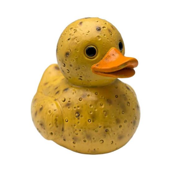 Vegetable Duck Figurine 3D Tomato Mushroom Duck Statue Resin Vegetable-Themed