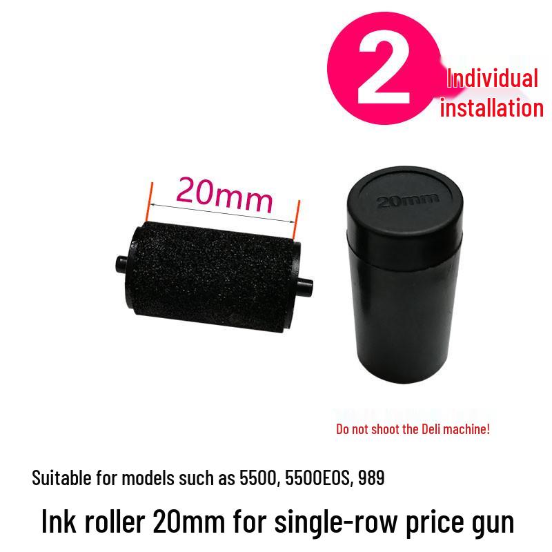 Single-Row Price Marker Kit: Ink Gun, 5500 Labels, Ink Roller, and Accessories.