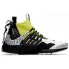 Nike Air Presto Mid Acronym Динамичный Желтый Модные Кроссовки AH7832-100