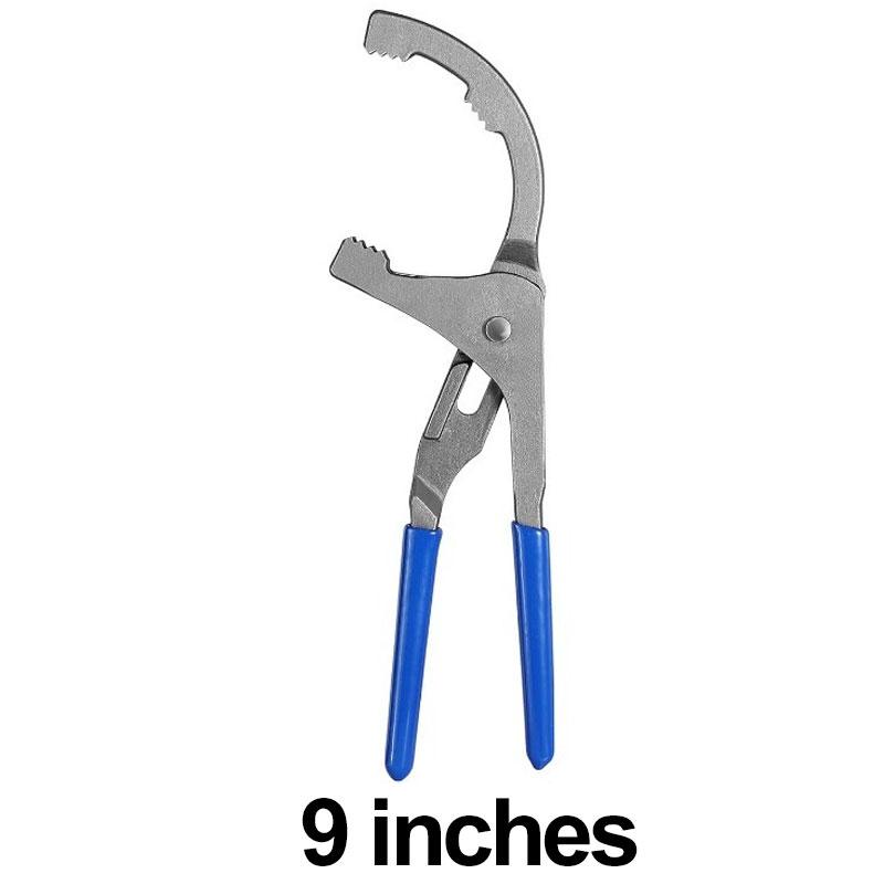 Adjustable Hand Tools Oil Filter Steel Filter Removal Tool Car Oil Filter Pliers Clamp Type Wrench 9/12" Adjustable Hand Tools