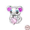 Originalcoppercute Подвески для питомцев Животные Собака Единорог Бусины Подвеска Подходит для браслета 3 мм DIY Для женщин Тонкие ювелирные изделия Подарок