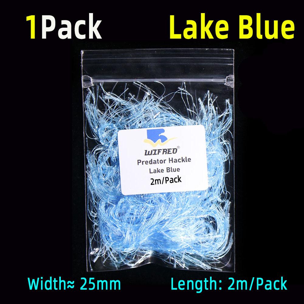 2M/Pack Predator Hackle односторонний синель Predator Hackle материал для вязания мушек для стримеров форель щука маскинги хищники рыболовные приманки