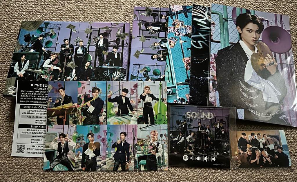 [Б/У] Stray Kids THE SOUND Первое издание, лимитированное издание A, Коллекционная карточка с Майлзом