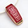 Подходит для Ford Fusion F-150 Edge Explorer Mustang Lincoln Mkz Mkc Platinum F150 Lariat 5 Кнопок ТПУ Автомобильный Чехол-Крышка для Умного Брелока Ключа