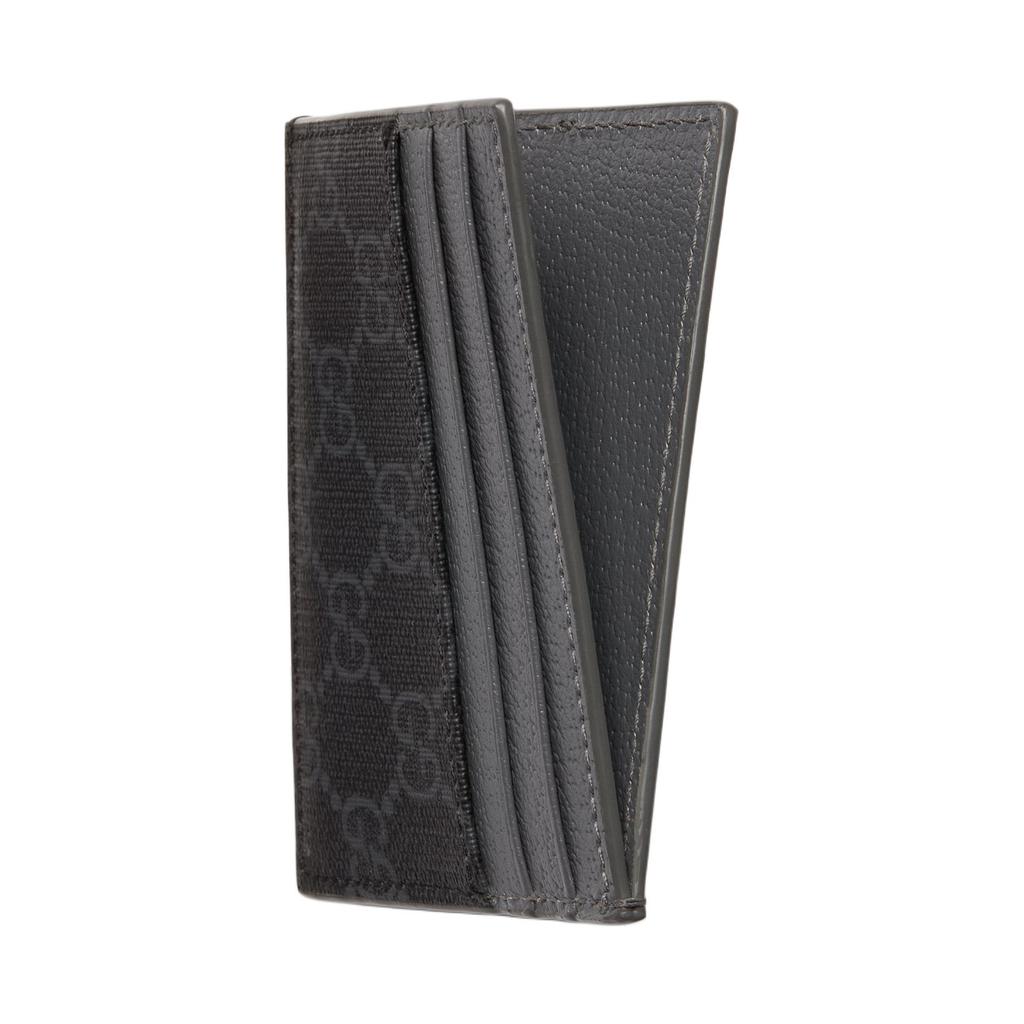 Gucci Логотип Supreme Тканевый держатель для карт Унисекс Кошельки Черный 795230-FACQC-1048