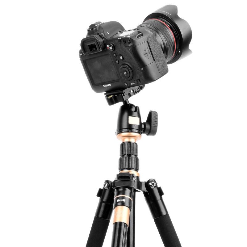 Легкий алюминиевый штатив для DSLR-камер Era Q555 с поддержкой-защелкой