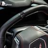 Наклейка из настоящего углеродного волокна для Chevrolet Corvette C8, украшение на руль автомобиля, кольцо, чехол для интерьера