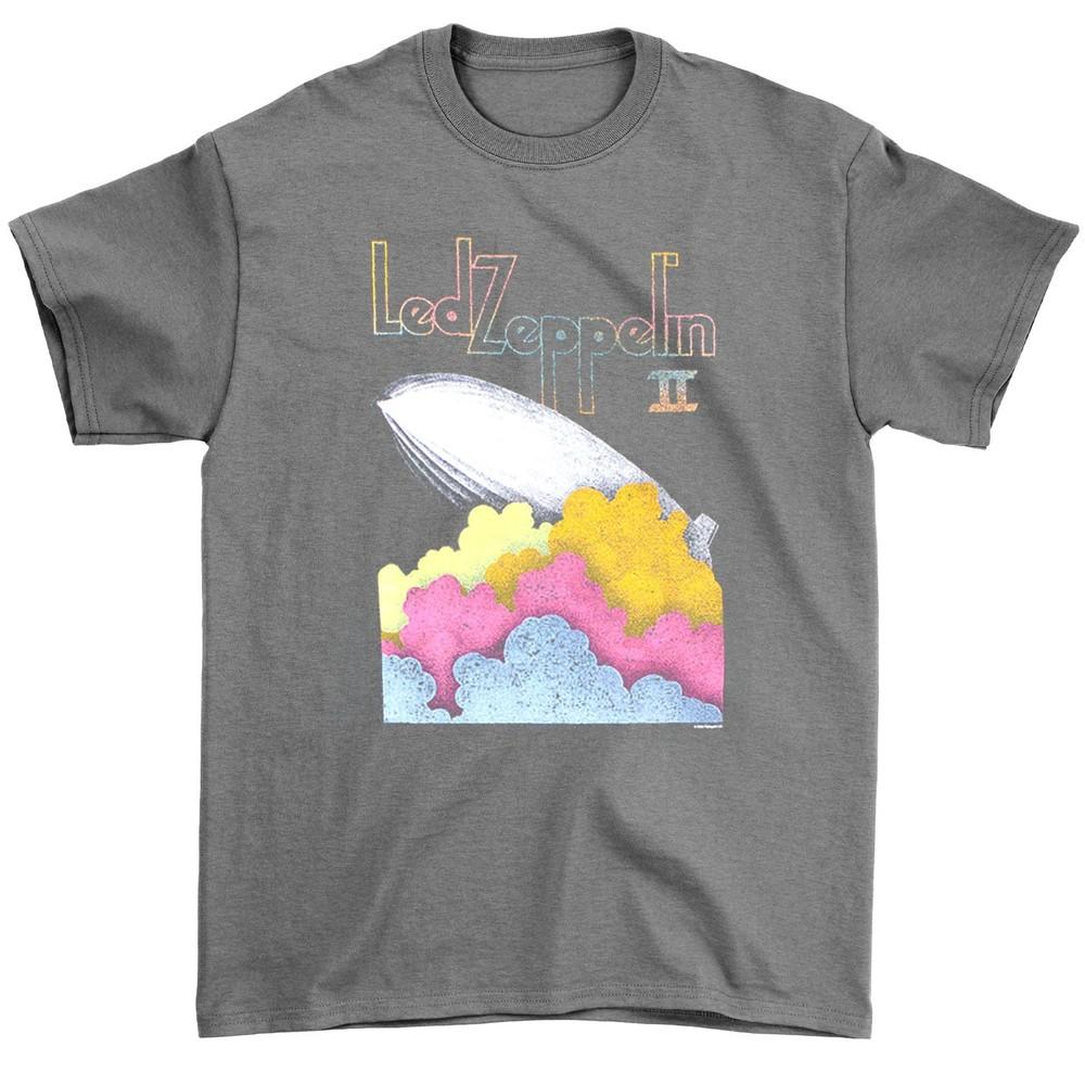 Футболка Led Zeppelin Blimp Tee II Приталенная Medium Heather Gray Унисекс