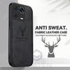 Leather Deer Head Case For Xiaomi Poco F3 Mi 9T 10T 11 Lite 12 13 Pro 14 Ultra Civi 2 3 Shockproof Soft Silicone Cover