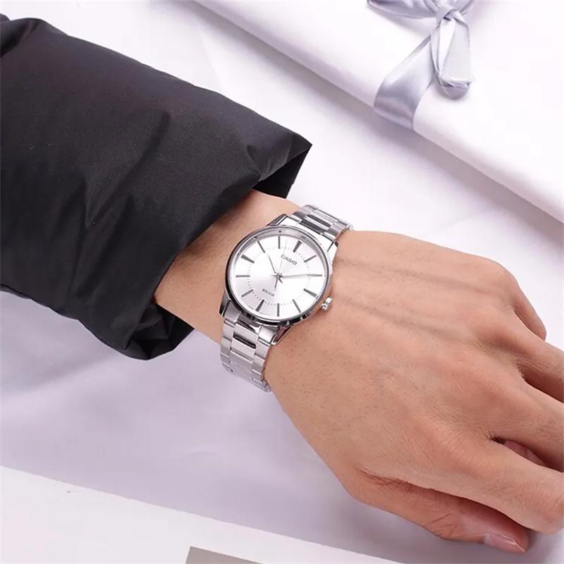 Casio Мужские Белые Часы MTP-1303D-7AV-